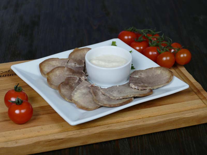 Язык с хреном